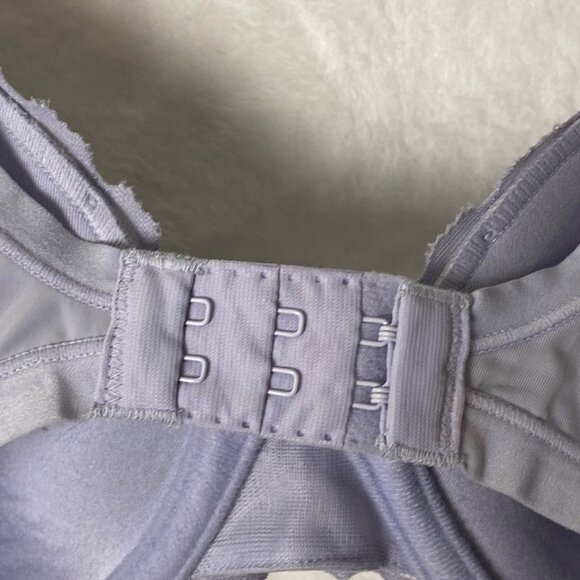 Natori Women Lavender Purple Lace Detail Hidden Glamour Luxury T-Shirt Bra 32C - Picture 5 of 6